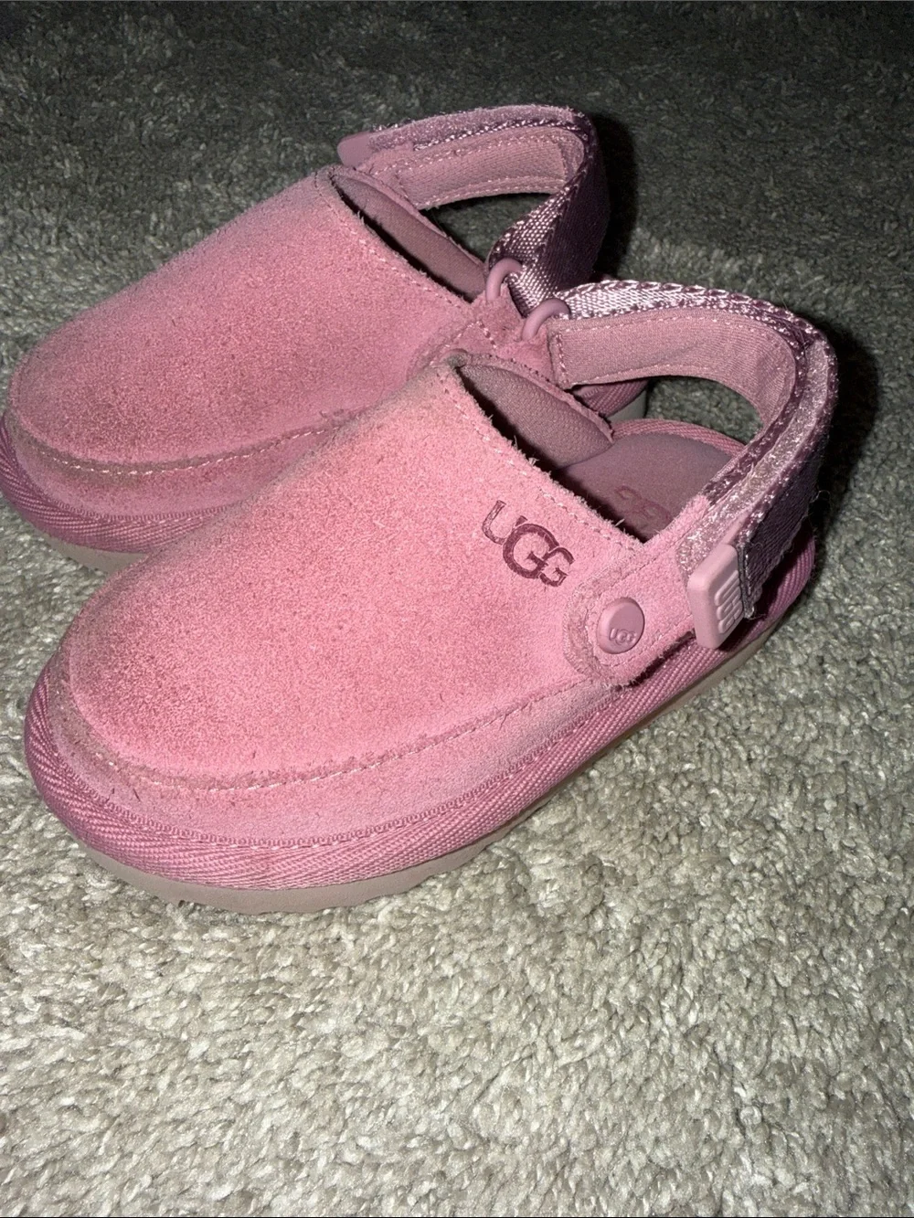 UGG Kids Pink Goldenstar Clog